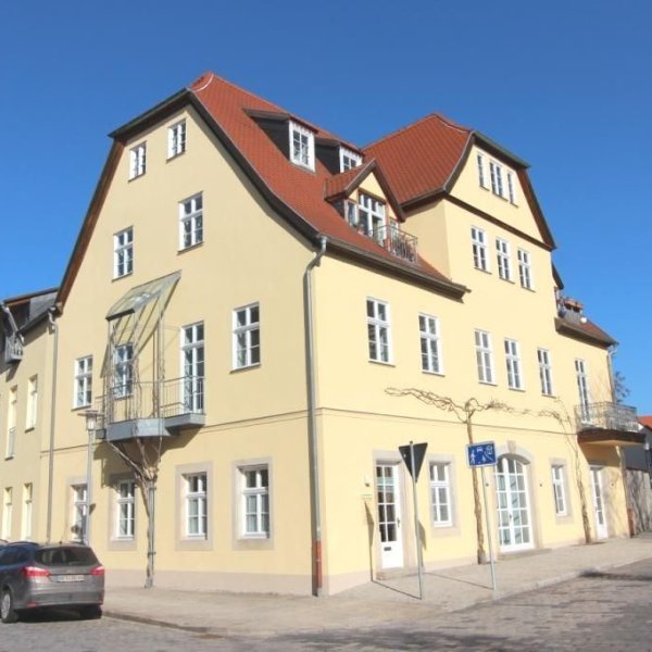 Blick auf Südwestseite des Hauses